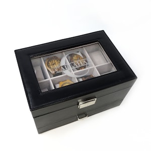 Personalized Watch Box with Jewelry Drawer - Custom Keepsake - Christmas - Best Man - Gifts for Men - Fathers Day - Anniversary - Husband