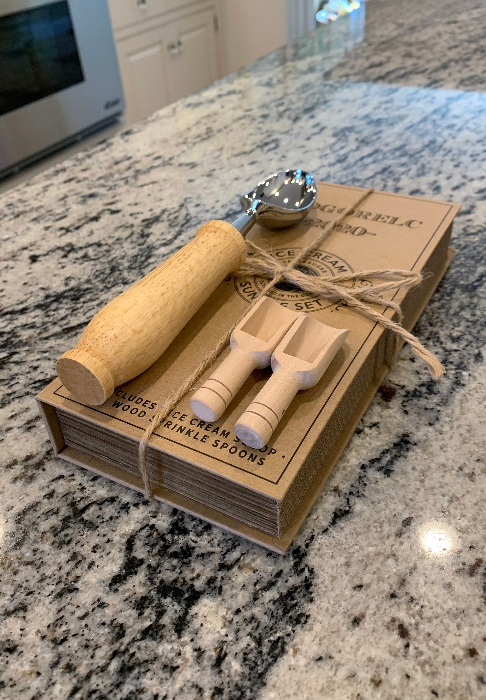 Personalized Ice Cream Scoop Gift Set Sundae Kit Unique Etsy