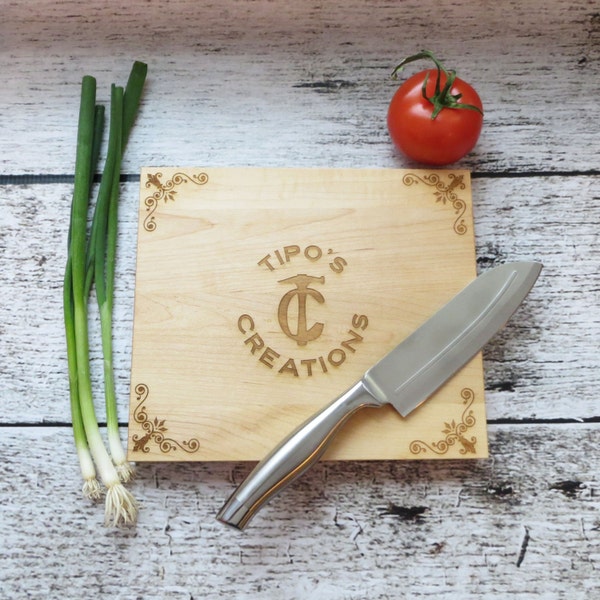 Square Cutting Board Etsy