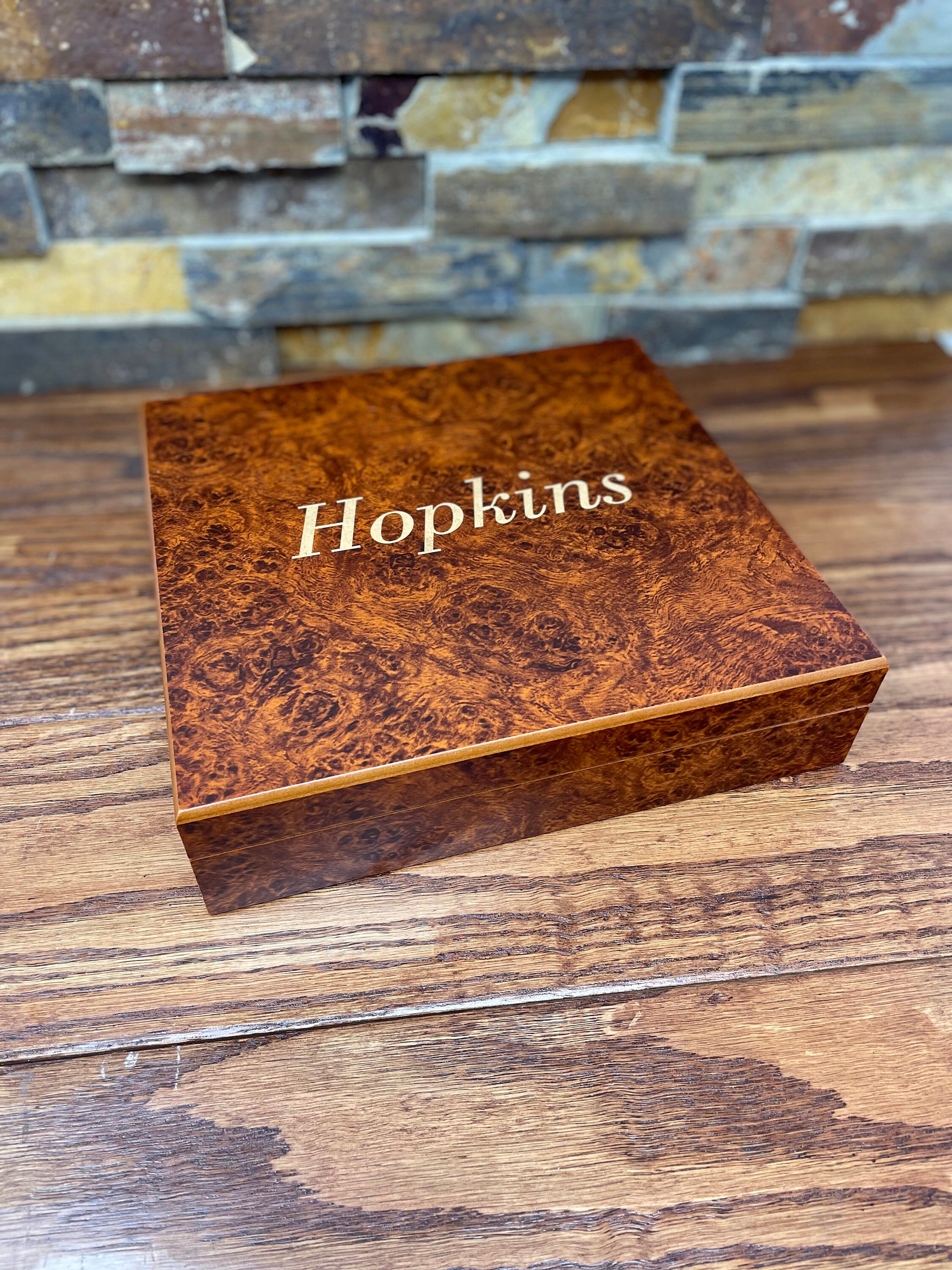 Custom Cigar Box, Personalized Humidor, Engraved Gift, Gifts for Men ...