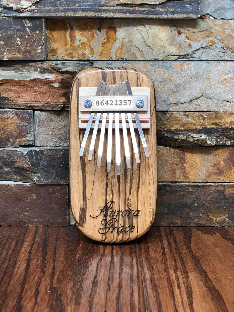 Personalized Kalimba, Gifts for kids, Thumb Piano, Music, Ring Bearer Gift, Instrument Christmas image 10