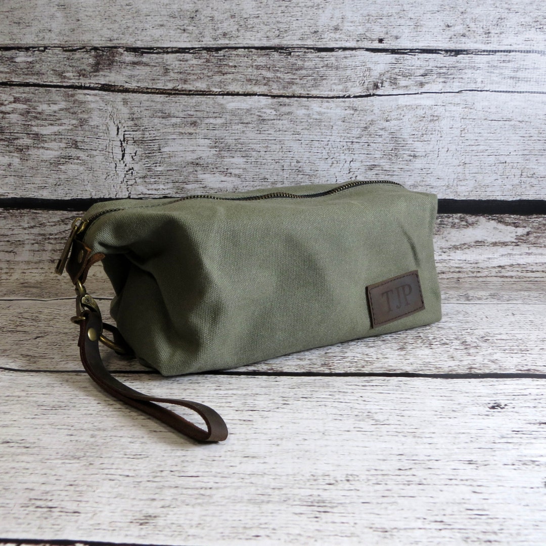 Mens Travel Bag Personalized, Shaving Kit, Monogrammed Dopp Kit ...