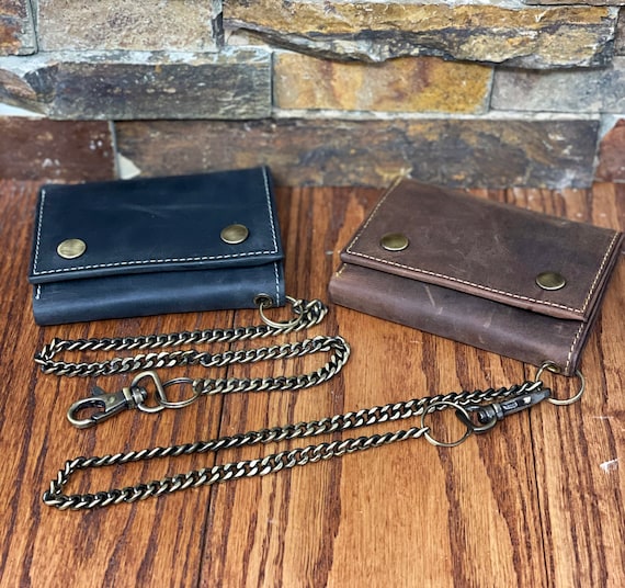 Portafoglio con shop catena uomo