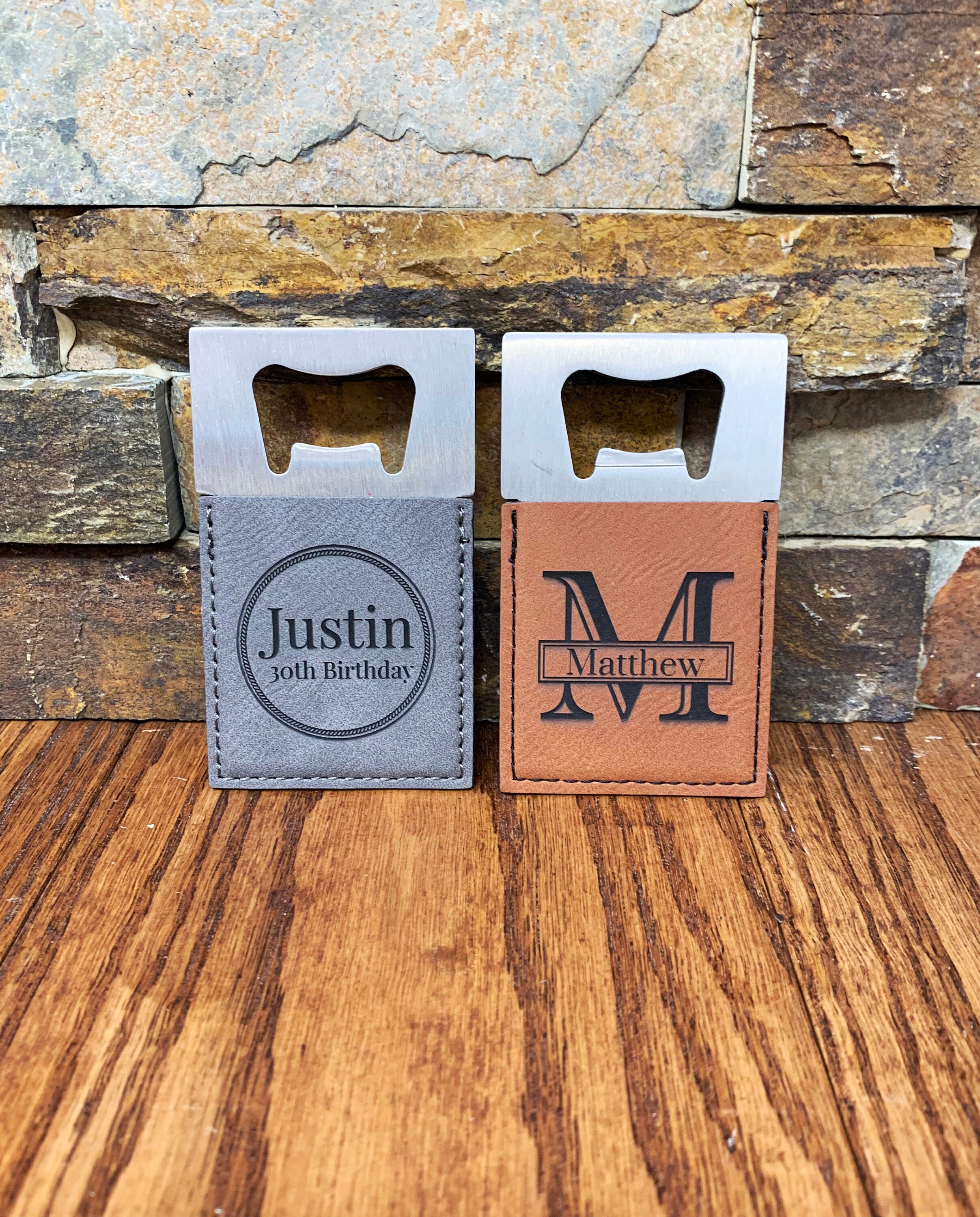 Personalized Bottle Openers Made of Stainless Steel Engraved Etsy