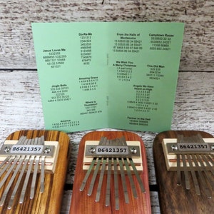 Personalized Kalimba, Gifts for kids, Thumb Piano, Music, Ring Bearer Gift, Instrument Christmas image 7