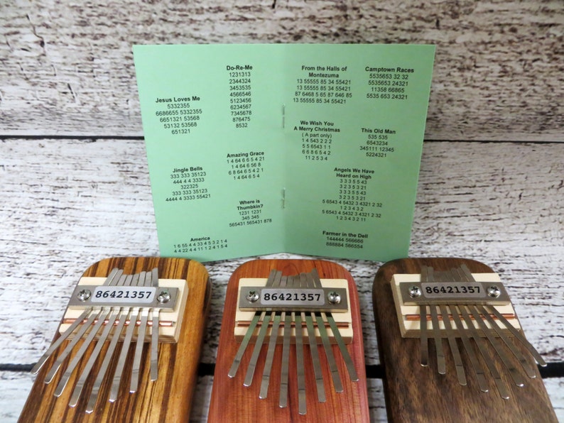 Personalized Kalimba, Gifts for kids, Thumb Piano, Music, Ring Bearer Gift, Instrument Christmas image 7