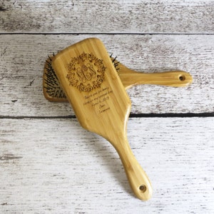 Otk African Padauk Hardwood Hairbrush Spanking Paddle With or