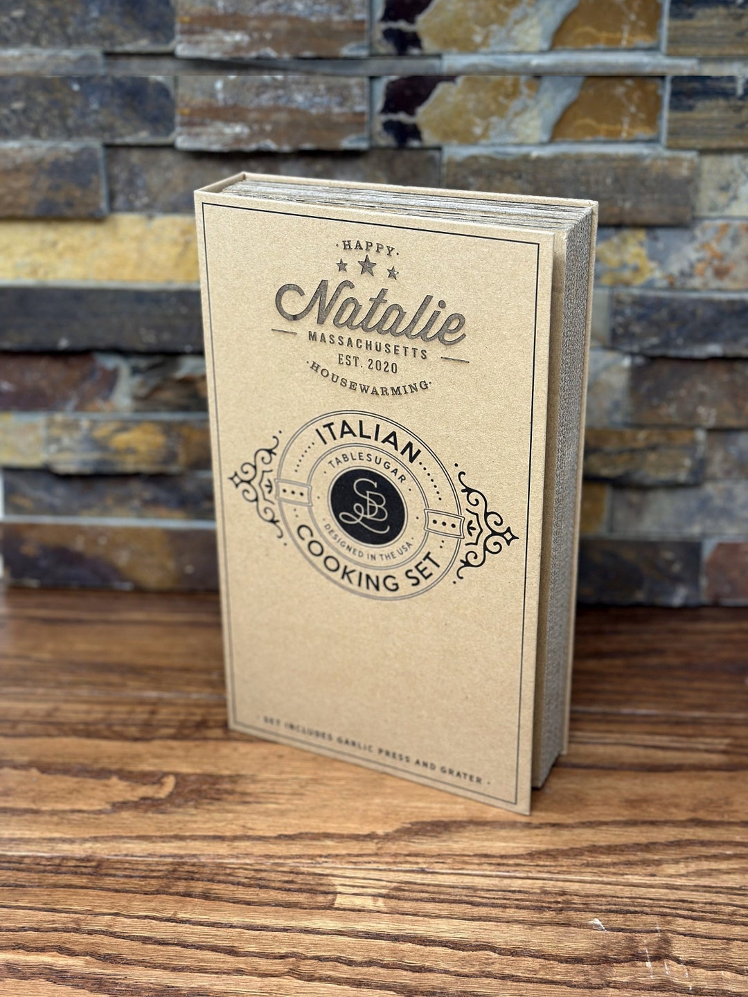 Personalized Italian Cooking Accessory Gift Box Set, Cheese Grater ...