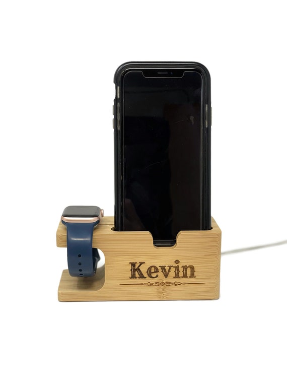 Personalized Smart Phone Docking Station Iphone Apple Watch Etsy