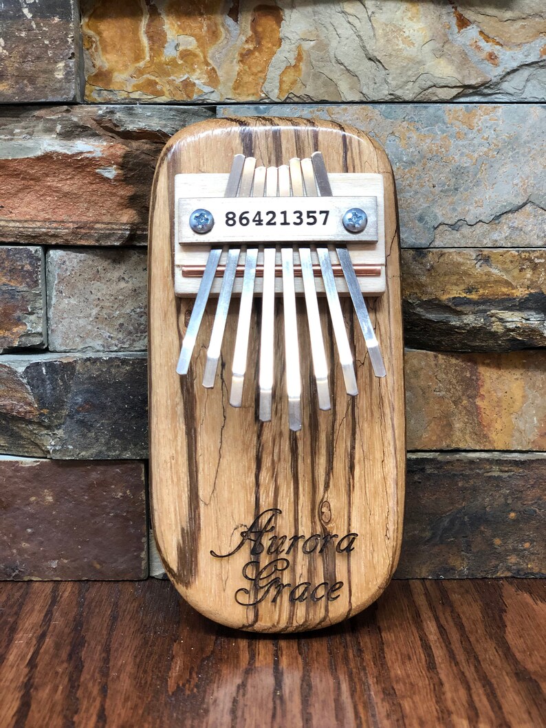 Personalized Kalimba, Gifts for kids, Thumb Piano, Music, Ring Bearer Gift, Instrument Christmas image 5