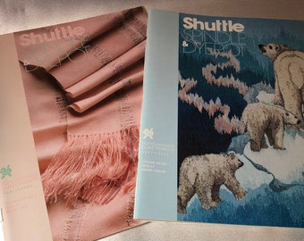 Revista Shuttle, Spindle & Dyepot; Número 81 y Número 82; Vol XXI1, No. 1, Invierno 1989-90; Vol XXI, No. 2, Primavera 1990