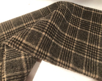 Material de lana; muy suave; gris carbón, crema y negro