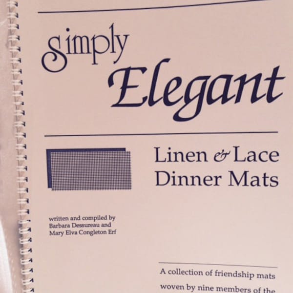 Simply Elegant - Linen & Lace Woven Dinner Mats; dinner mats, linen mats, placemats, drafts, simply elegant