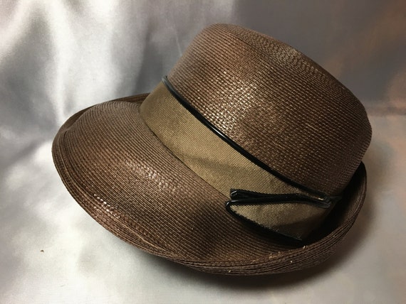Lilly Dache Straw Hat, 1960s Dachettes; Dache hat,