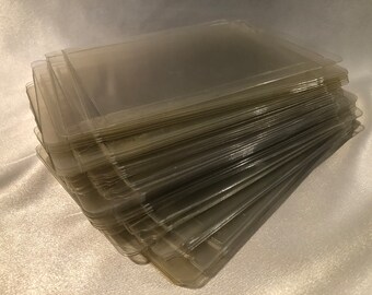 Cajas Plegables De Plástico Transparente-50; adecuado para tarjetas de notas