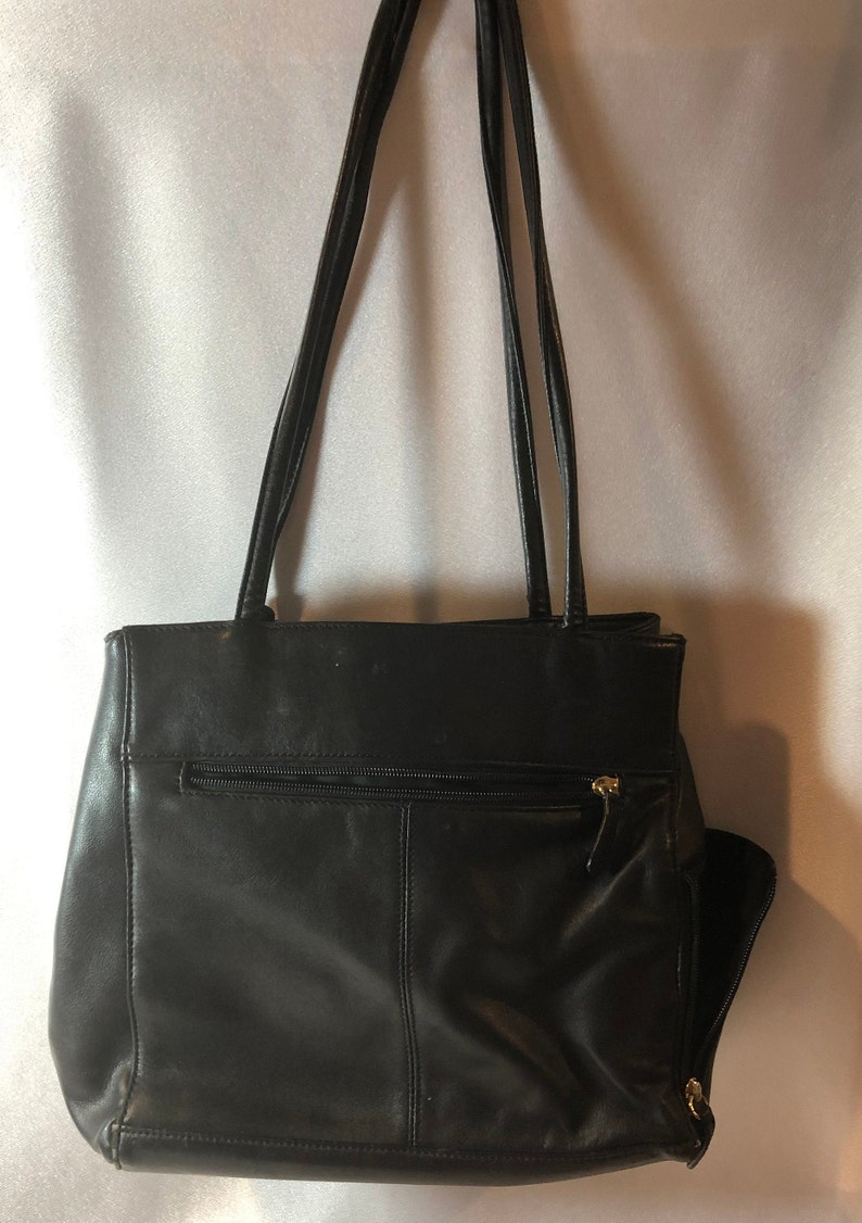 Vintage Giani Bernini Leather Handbag with attached Change | Etsy