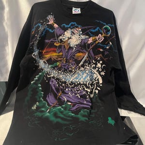 Liquid blue wizard shirt - Etsy 日本