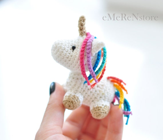 mini unicorn stuffed animal