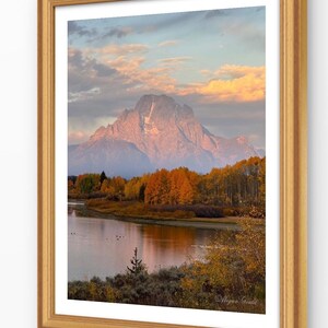 Grand Teton National Park Druck (Rahmen NICHT enthalten und nur für Grafiken)