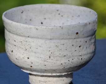 White Tea Bowl with Local Clay