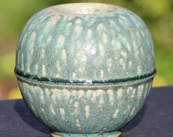 Ash Green Double Wall Vase