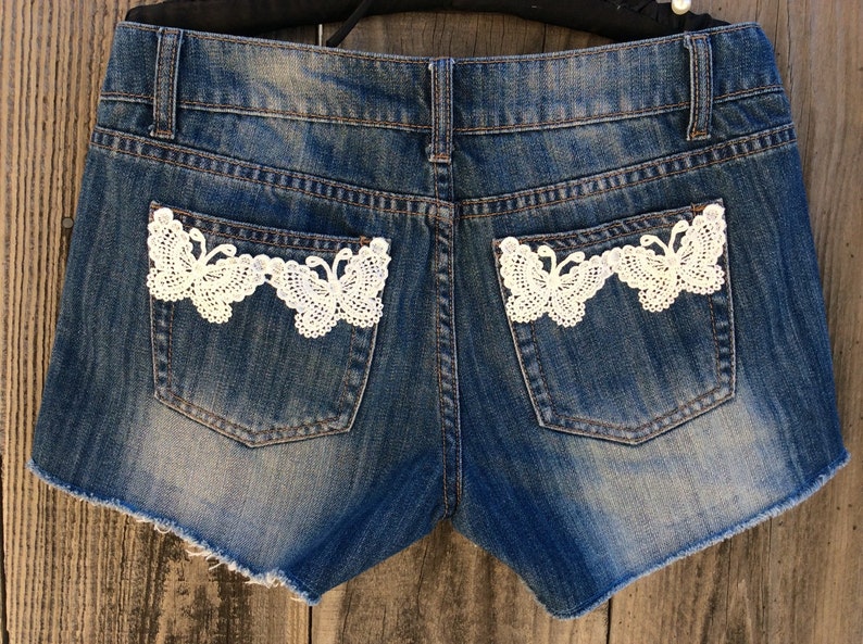 Embellished denim shorts Size 27 USA Size 4
