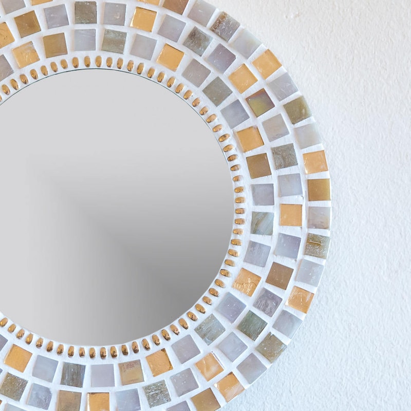 Mosaic Wall Mirror - Etsy