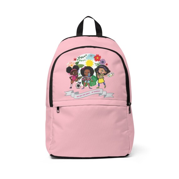 backpacks with black characters