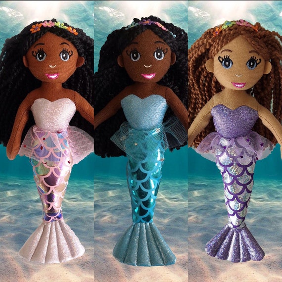 black mermaid doll
