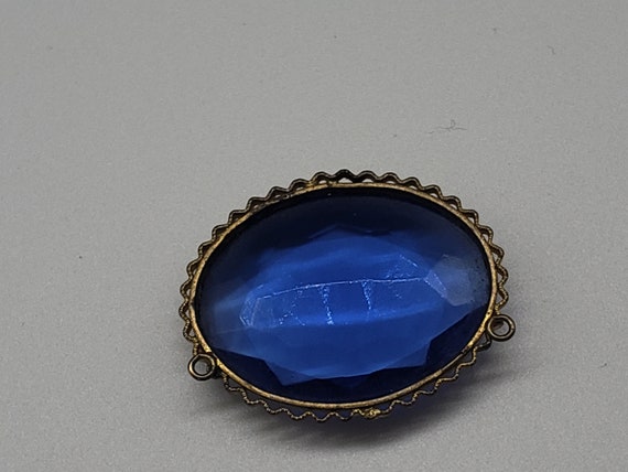 Antique Blue Crystal  Pendant - image 2