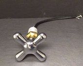 Steampunk Industrial Style 1 2 Inch Faucet Nipple Switch With Solid Chromed Brass Diverter Handle