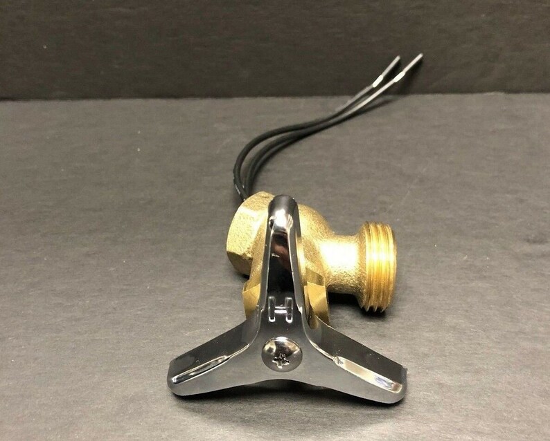Steampunk Style 12 Inch 3 In Hand Hose Bibb Valve Light Switch With Chrome Handle
