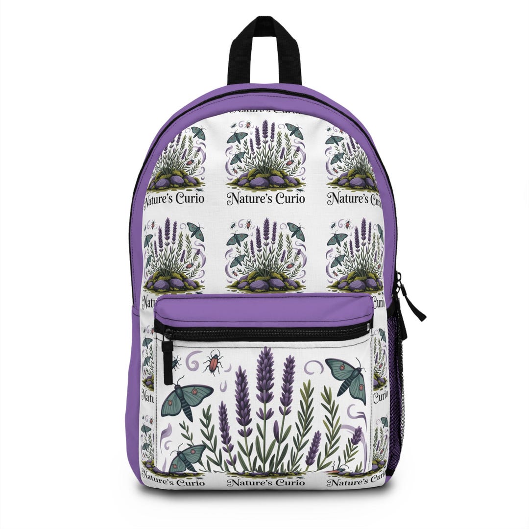 Nature's Curio Backpack, Nature-inspired Backpack, Floral Backpack ...