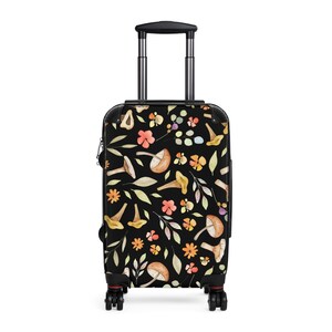Floral Suitcase - Stylish Travel Luggage, Carry-On, Travel Gift, Adventure Companion, Personalized Travel Bag, Vacation Essential