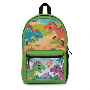 Dinosaur Adventure Backpack - Kids School Bag, Toddler Travel Pack, Dinosaur Gift, Back to School Essentials, Fun Backpack for Boys