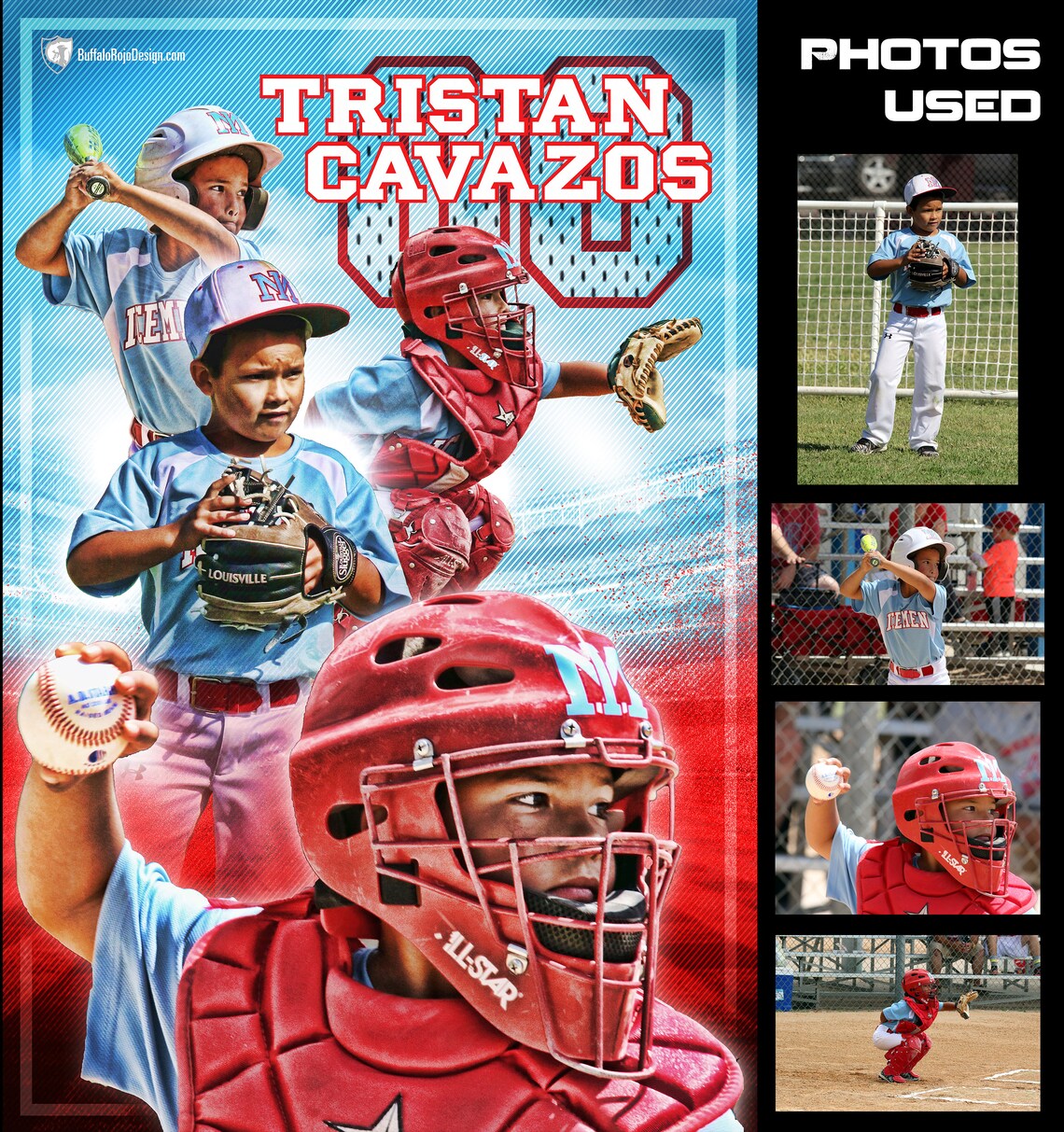 Custom Sports Poster for Any Sport Team or Athlete Design Etsy