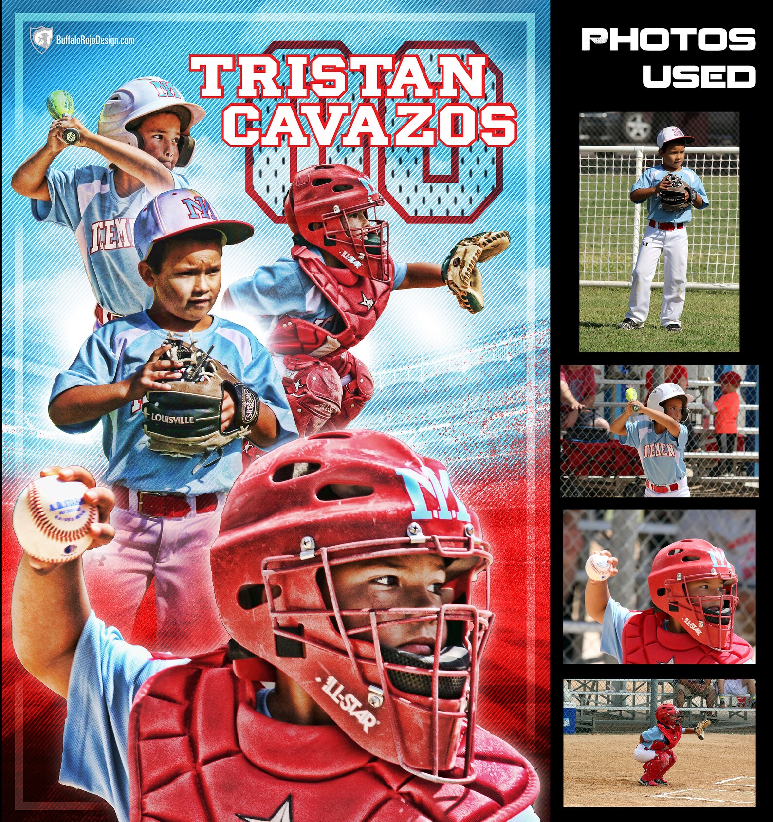 Custom Sports Poster for Any Sport Team or Athlete Design Etsy