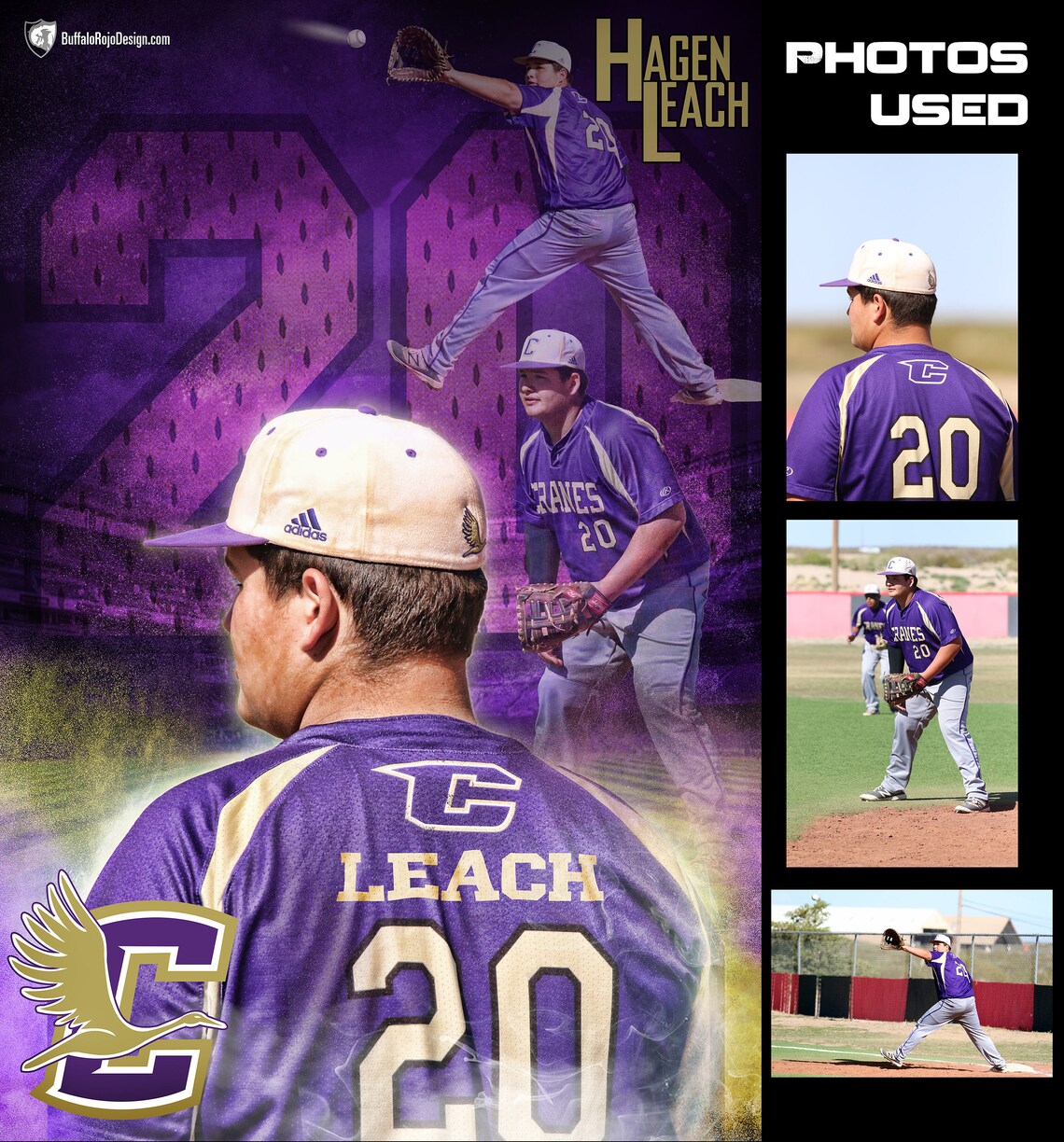 Custom Sports Poster for Any Sport Team or Athlete Design Etsy