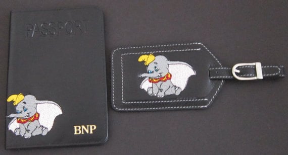 dumbo luggage tag