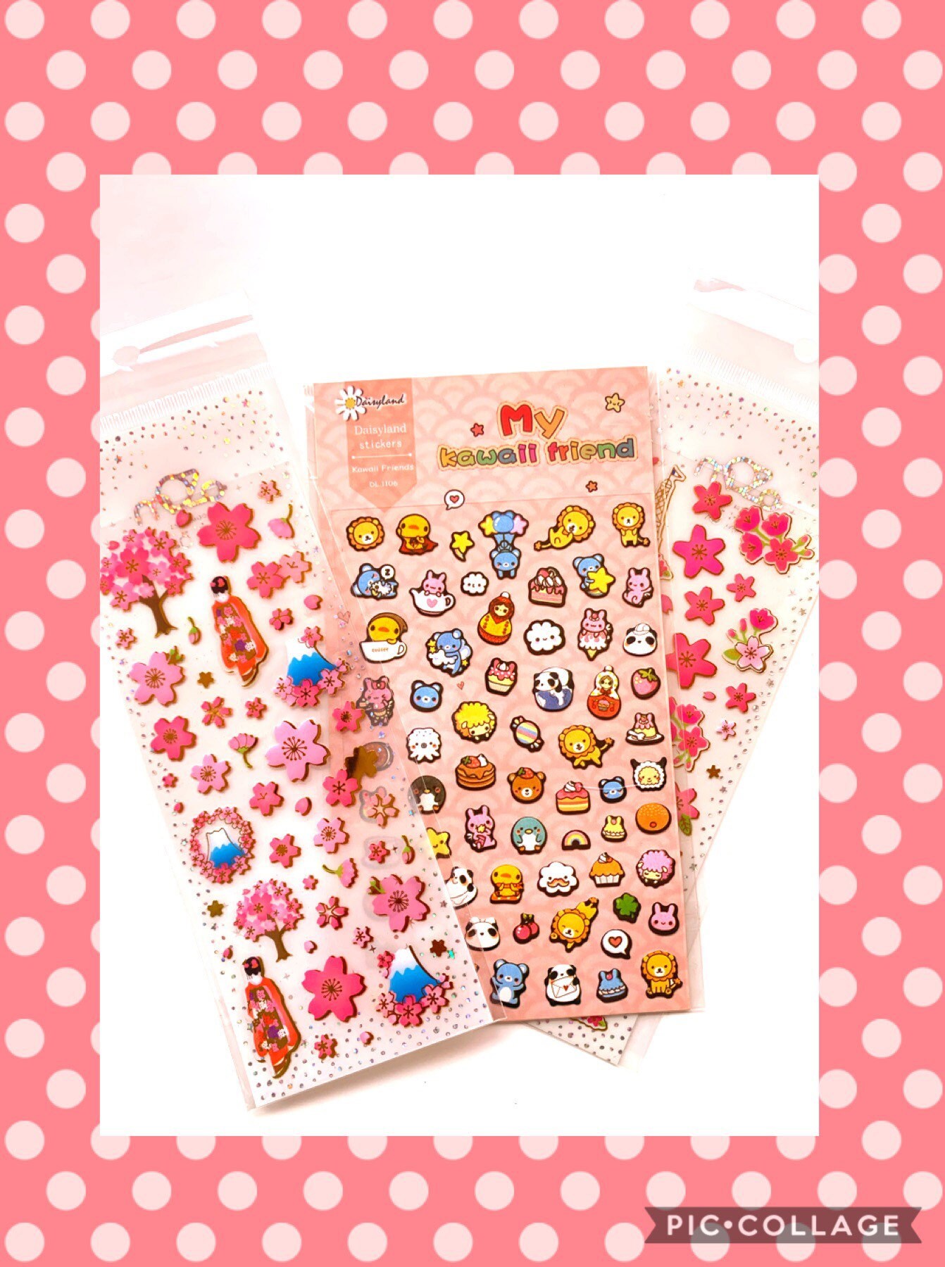 kawaii stickers 3 sheets craft supplies stickers etsy