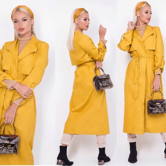 black and yellow coat