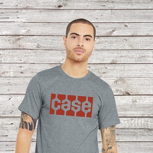 JI Case Tractor T-Shirt Red Logo Fully Licensed Class Tractor logo