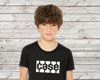 Camiseta juvenil con licencia del logotipo del tractor JI Case, para amantes de los tractores clásicos
