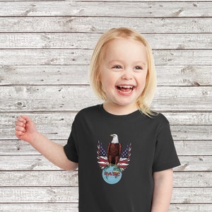 JI Case Tractor Old Abe Eagle Custom Logo Toddler T-Shirt. Licensed Exclusive Design!