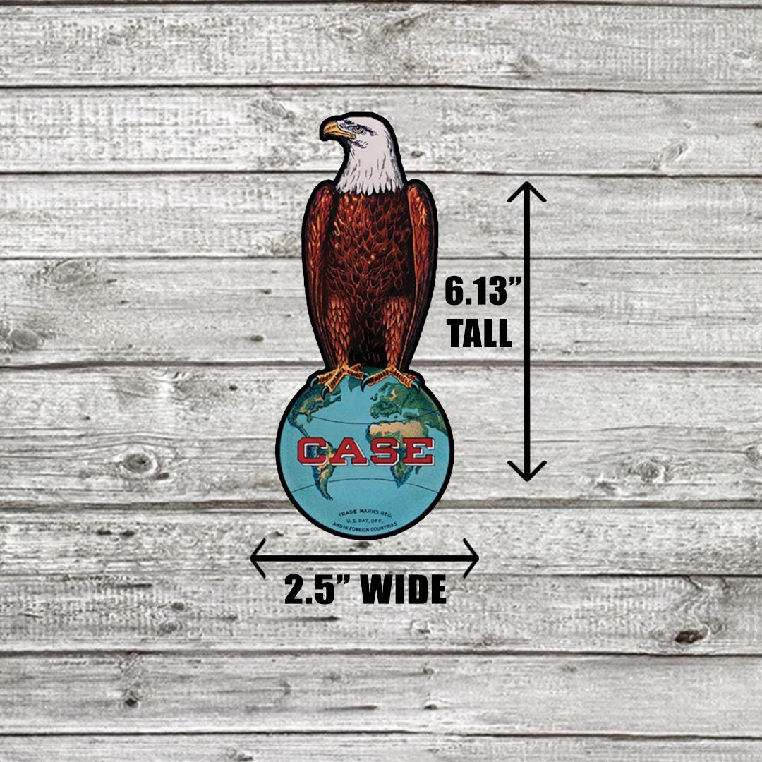 JI Case Decal Sticker Tractor Old Abe 6.13