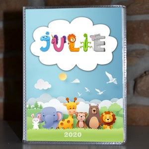 DayCare KIDS Album - Brag Book 4x6 - Personalized - Holds 48 Photos Animals
