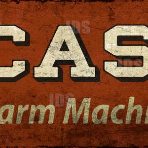 JI Case Tractor Old Sign Weathered Custom Logo Hoodie Sweatshirt Fully ...