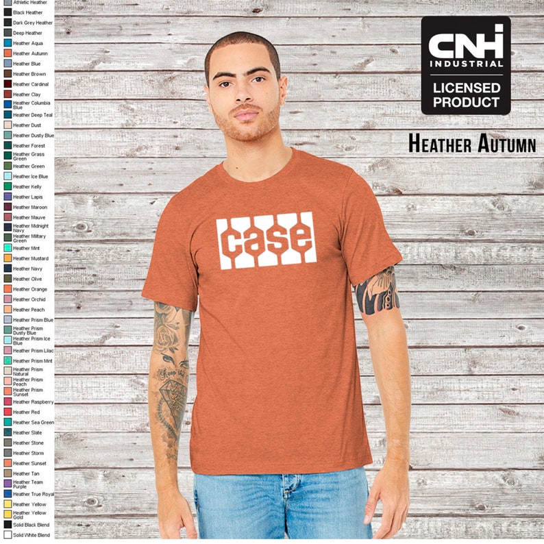 JI Case Tractor Tshirt White Logo LICENSED Old Vintage Logo Etsy