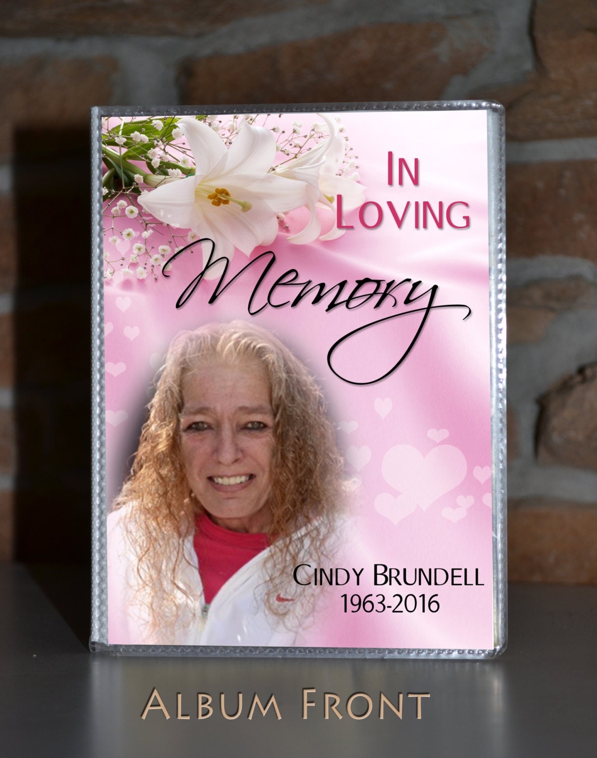 In Loving Memory Photo Album or Tribute to Loved One. Great Keepsake or