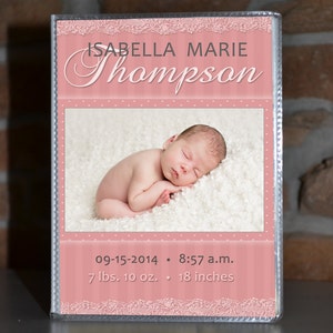 Baby Girl, Photo Album, Gift for Grandma, Customize with your photo, Brag Book, Gift for Nana